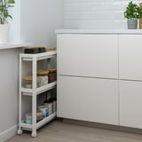 VESKEN Trolley, white, 54x18x71 cm