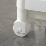 VESKEN Trolley, white, 54x18x71 cm
