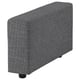 VIMLE Armrest, with wide armrests/Lejde grey/black