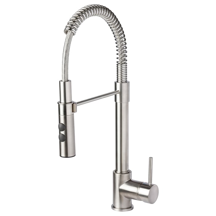 VIMMERN Kitchen mixer tap/handspray, stainless steel colour IKEA