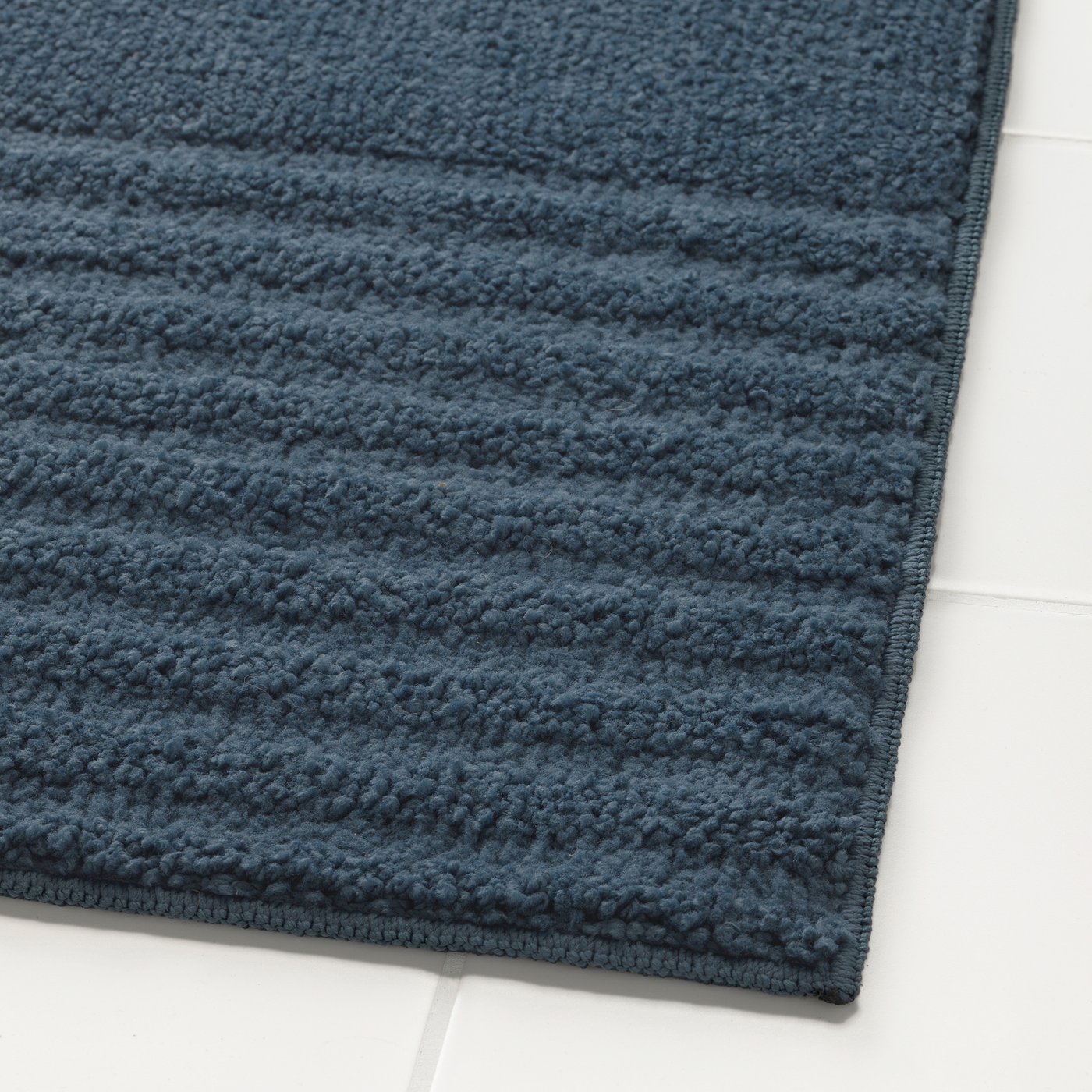Vinnfar Bath Mat Dark Blue Ikea