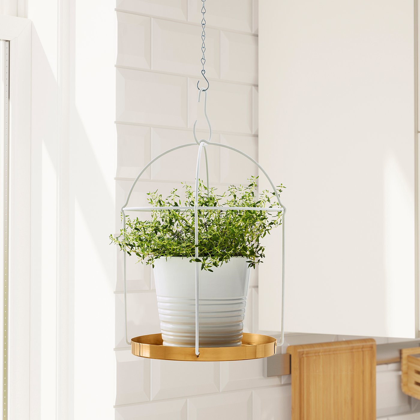 VINTER 2018 Plant pot hanger, goldcolour IKEA