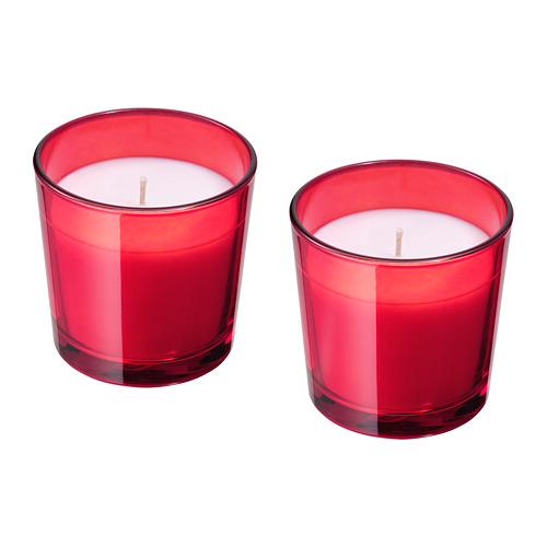 VINTERFEST Scented candle in glass IKEA