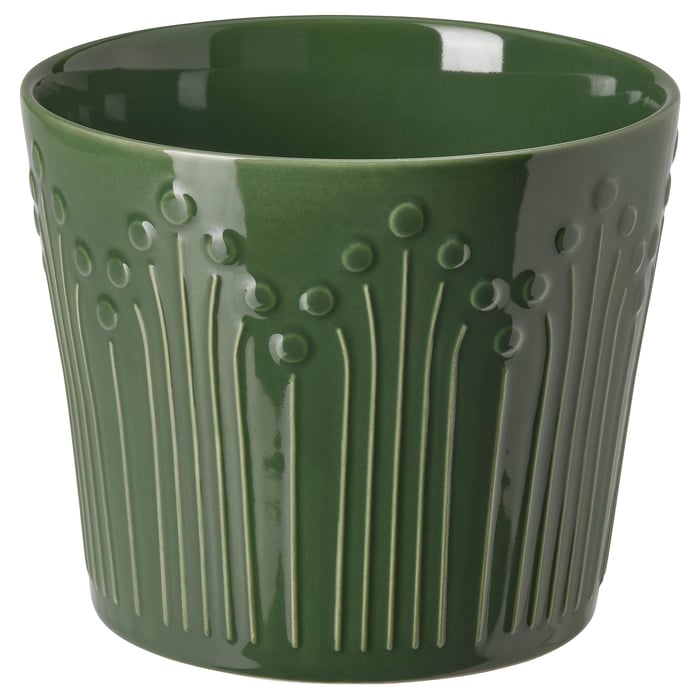 VINTERFINT Plant pot green IKEA