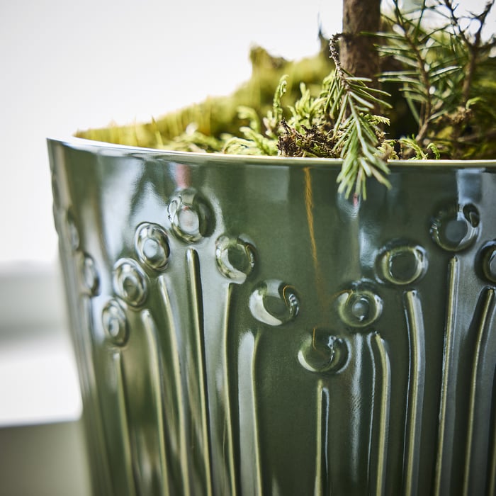 VINTERFINT Plant pot green IKEA