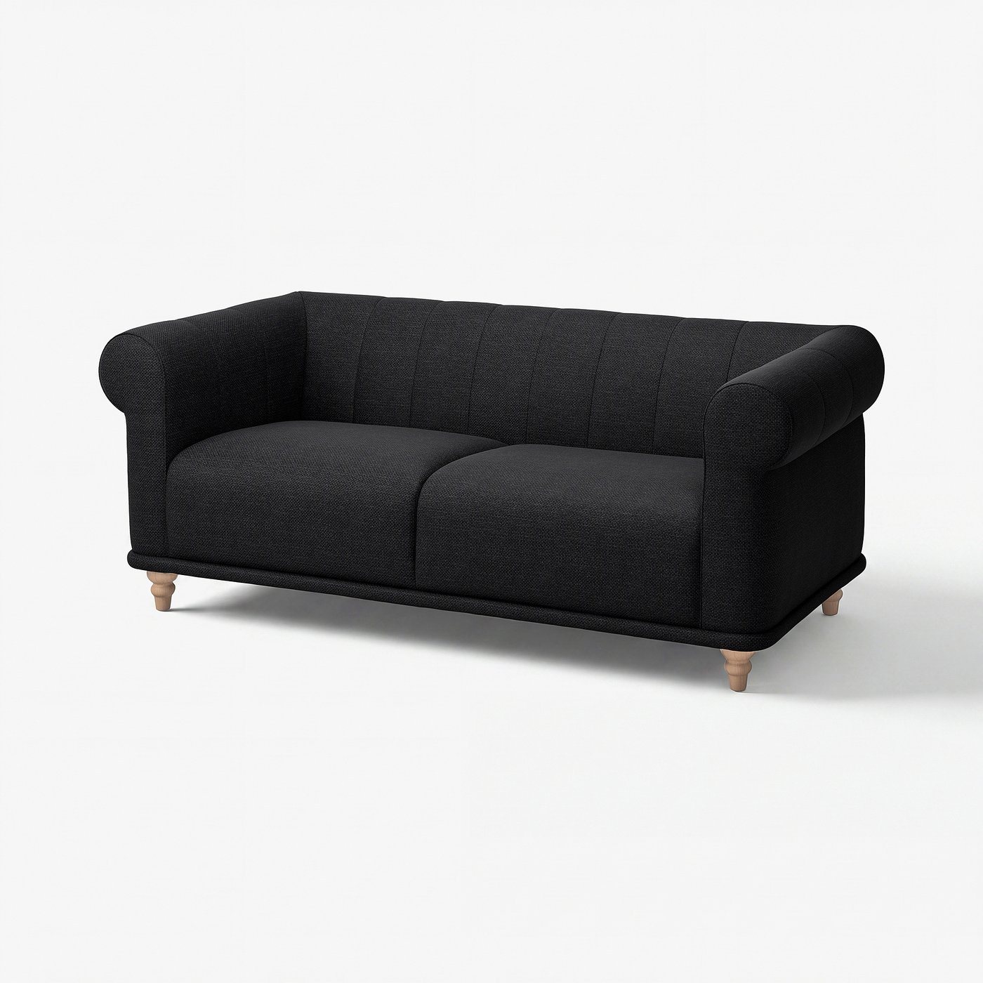 VISKAFORS 2-seat sofa - Lejde anthracite/birch
