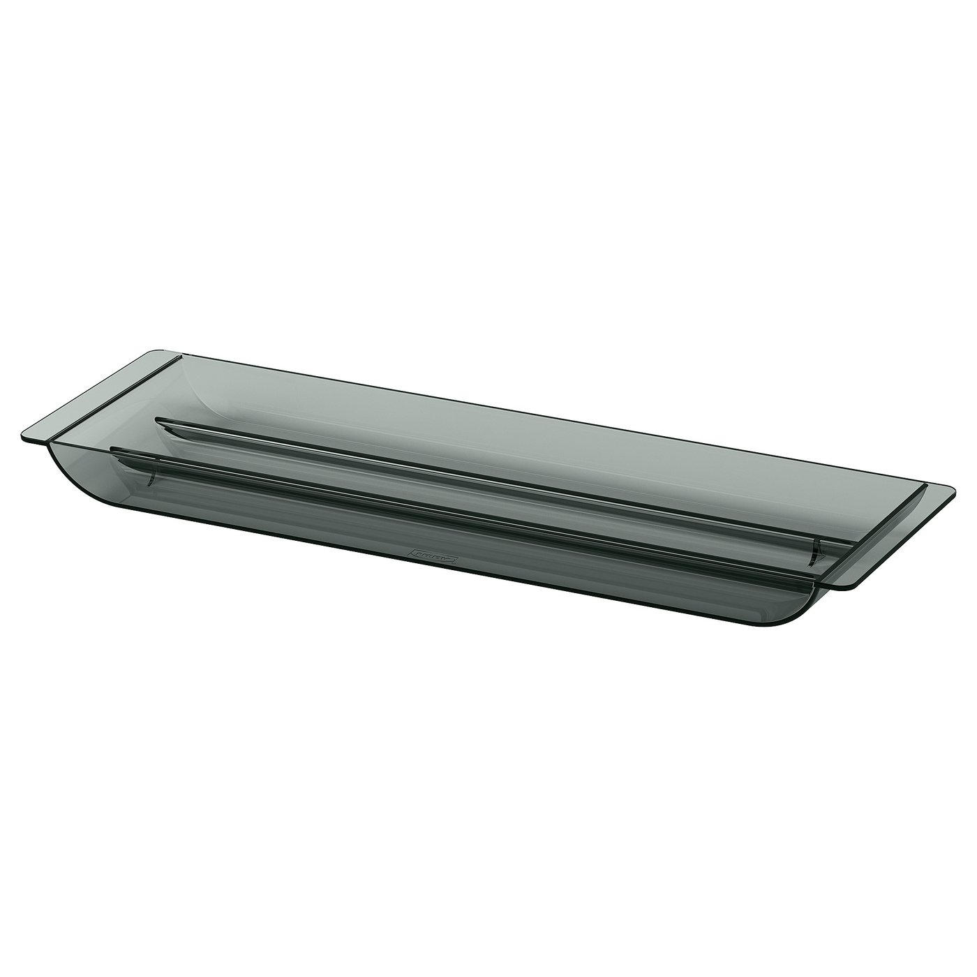 VISSLAÅN Drawer organiser - grey 35x11x3 cm