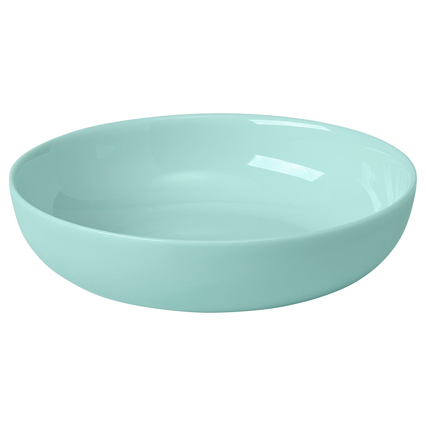 VITBLECKA Plate - turquoise 17 cm