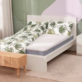 VITMÅSEN Pocket sprung mattress, with latex extra firm/light blue, Queen