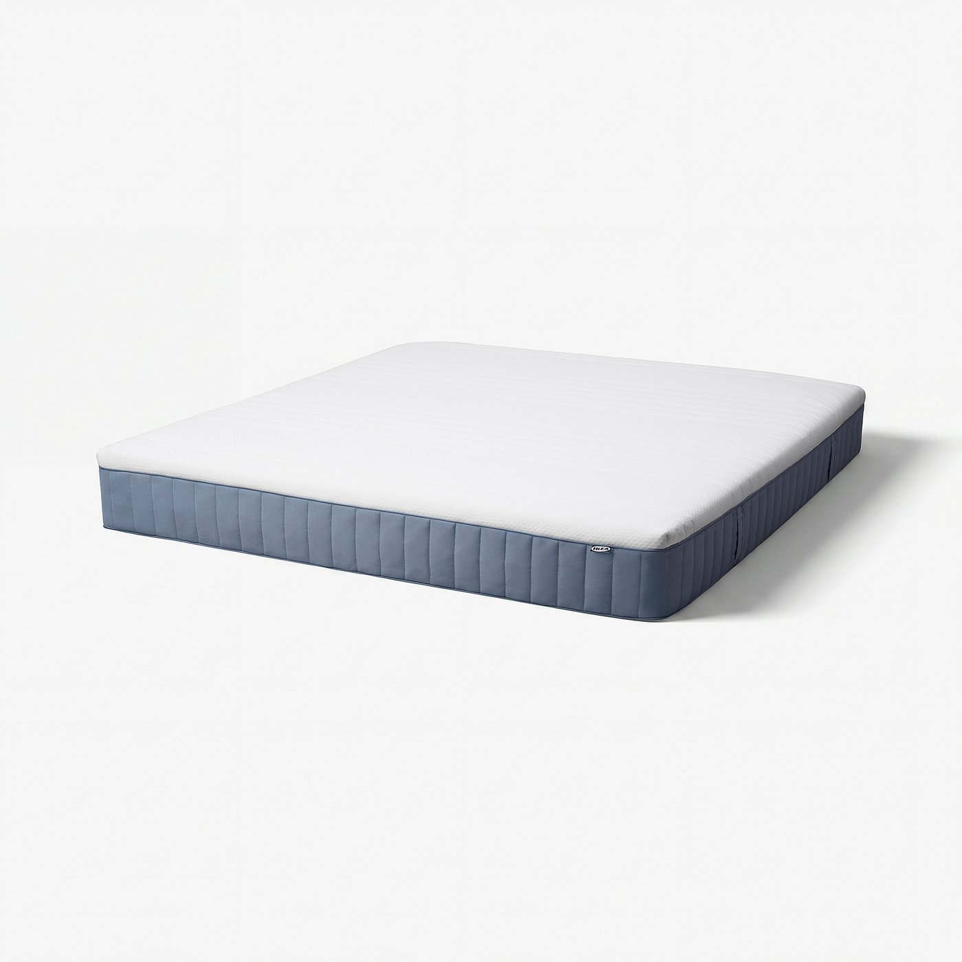 VITMÅSEN Pocket sprung mattress - with latex extra firm/light blue 180x200 cm