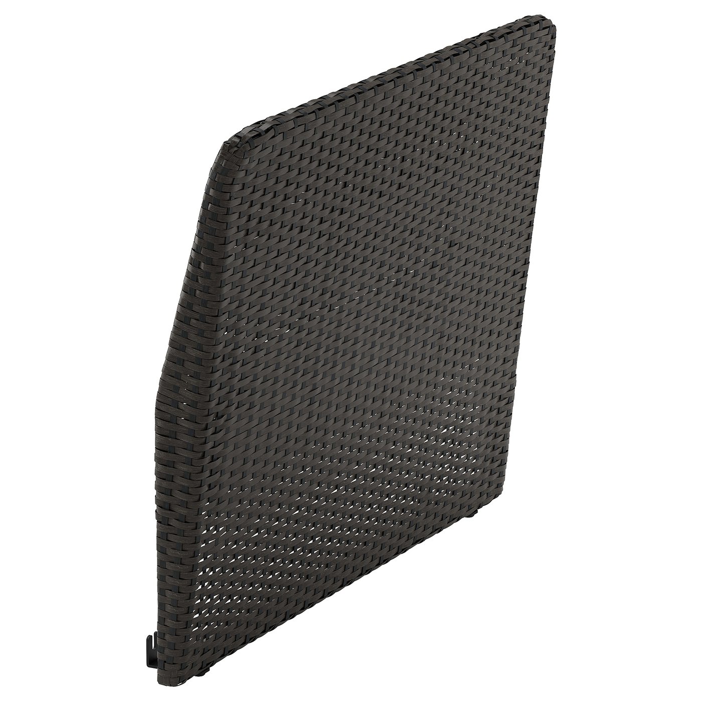 VITTSKÄR Backrest for modular sofa, outdoor - plastic rattan outdoor/dark grey