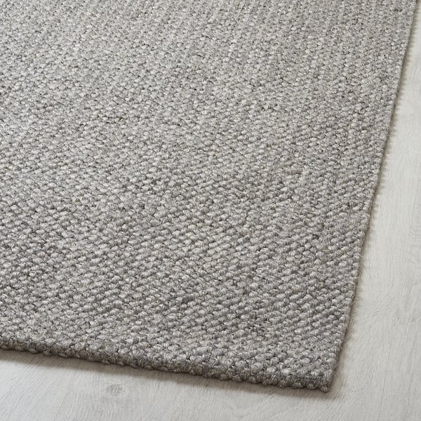 VOKSLEV rug, flatwoven, grey, 200x300 cm IKEA