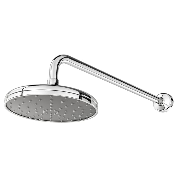 VOXNAN Single-spray showerhead with arm, chrome-plated