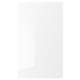 VOXTORP Door, high-gloss white, 60x100 cm