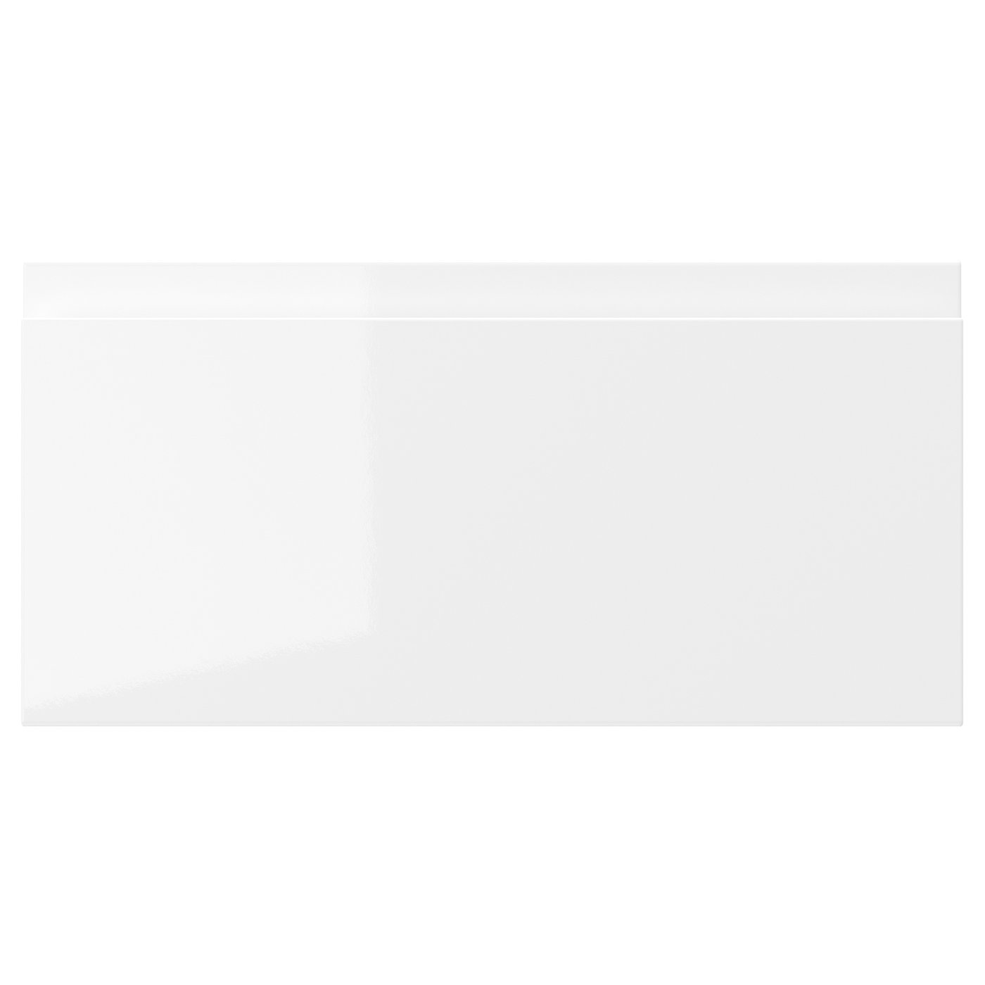 VOXTORP Drawer front - high-gloss white 40x20 cm