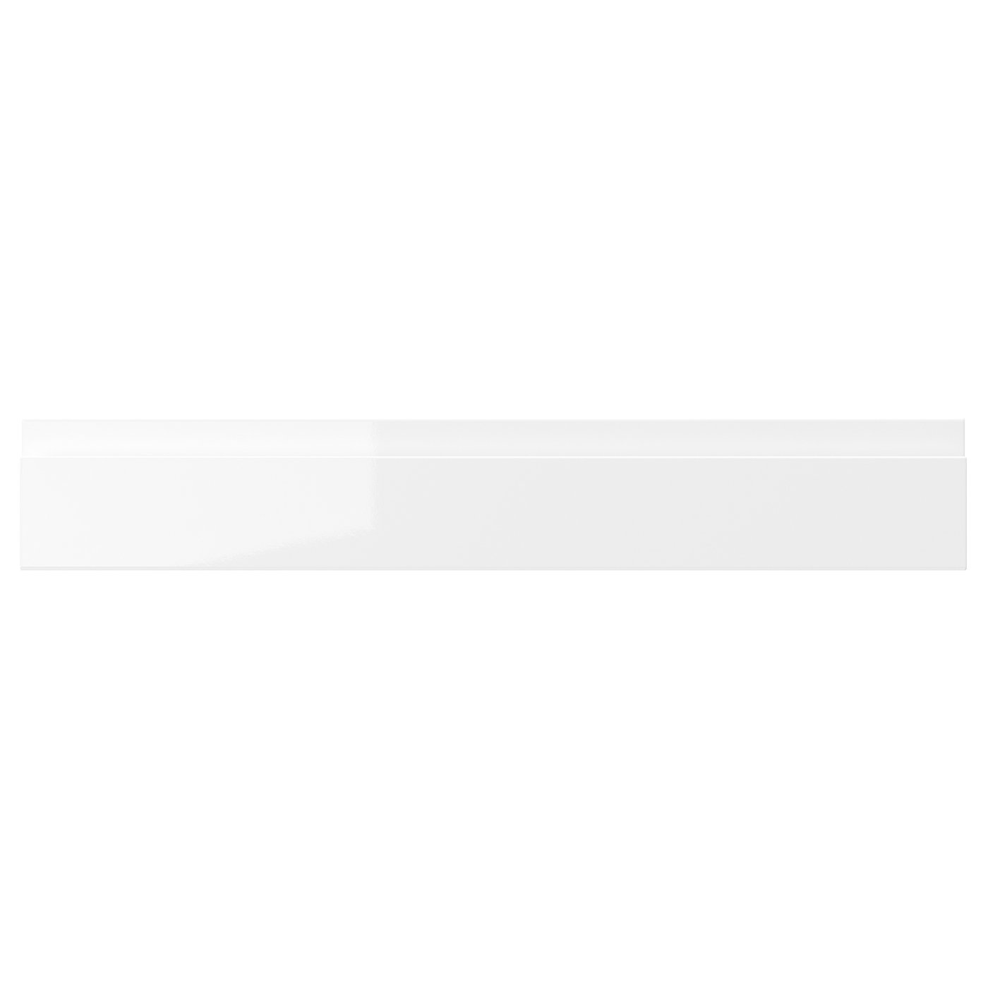 VOXTORP Drawer front - high-gloss white 60x10 cm