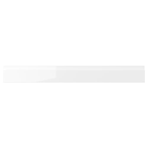 VOXTORP drawer in white glossy finish, sleek modern design, smooth surface with integrated handles, easy to clean.