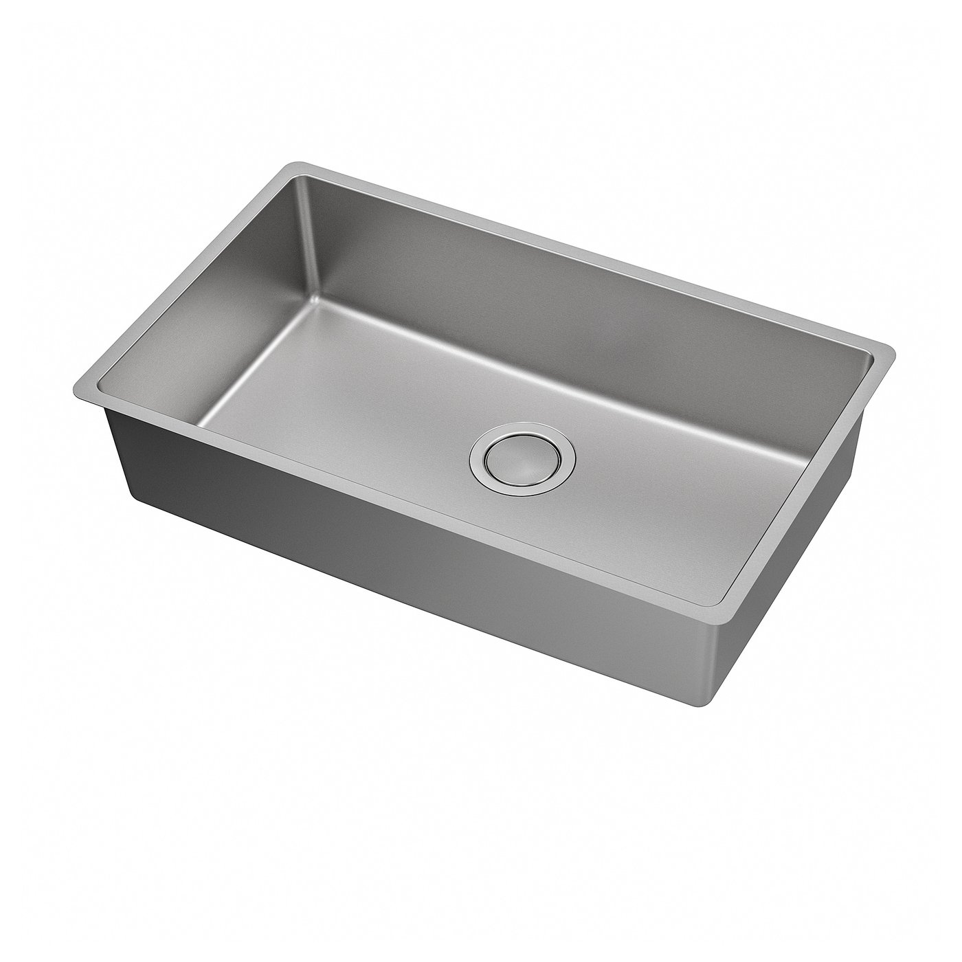 VRESJÖN Inset sink, 1 bowl - stainless steel 73x44 cm