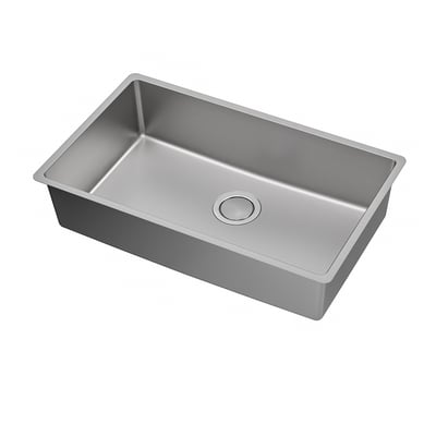 VRESJÖN Inset sink, 1 bowl, stainless steel, 73x44 cm