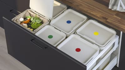 Kitchen cupboard bins