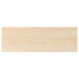 ASKERSUND drawer front, light ash wood. Rectangular shape, modern design. Made of melamine and particleboard.