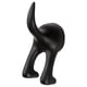 Option: A black BÄSTIS rubber hook, shaped like a playful dogs rear, ideal for hanging and organizing items in a fun and decorative way.