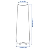 Illustration with measurements for the product: BERÄKNA.