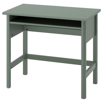 BRYTNING Desk, green, 85x53x75 cm