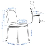 Illustration with measurements for the product: DANDERYD.