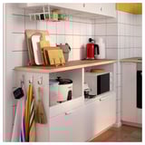 EKBACKEN Custom made worktop, terracotta effect/laminate, 63.6-125x2.8 cm