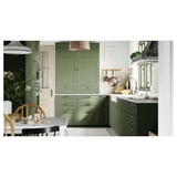 EKBACKEN Worktop, white lively marble effect/laminate, 246x2.8 cm