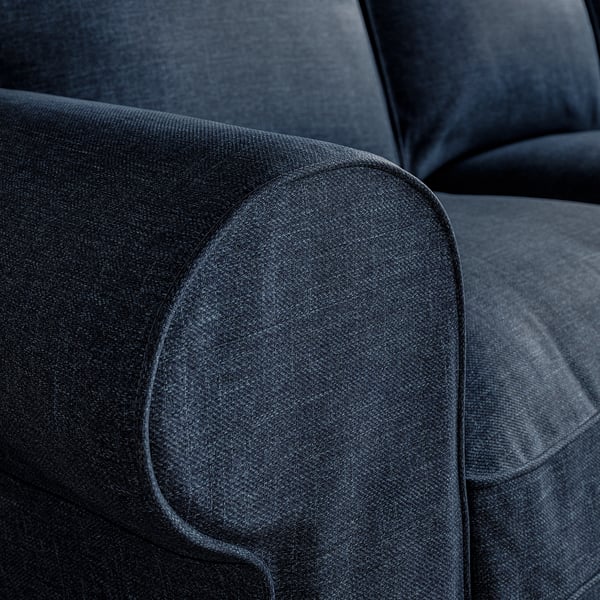 EKTORP 3-seat sofa, Kilanda dark blue
