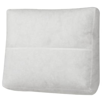 EKTORP white cushion, rectangular, upholstered in recycled polyester, part of eco-friendly furniture.