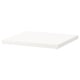Option: ELVARLI white shelf, sleek and modern, made of recycled materials. Perfect for minimalist decor.