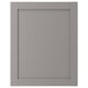 Modern grey ENHET cabinet door, plain, rectangular with sleek design.