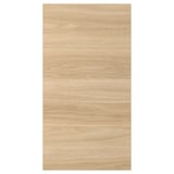 ENHET door, oak finish, foil, rectangular.
