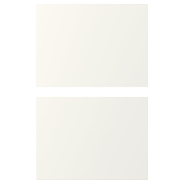 ENHET white cabinet: modern, rectangular design with smooth, stain-resistant foil, a practical choice for any room.