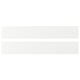 ENKÖPING white cabinet doors. Classic, durable wood-like finish. Foiled fiberboard, 25-year warranty.