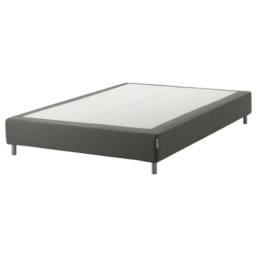 ESPEVÄR sprung mattress base with legs, dark grey, 140x200 cm IKEA