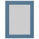 Option: A blue FISKBO picture frame, rectangular, with a simple design.