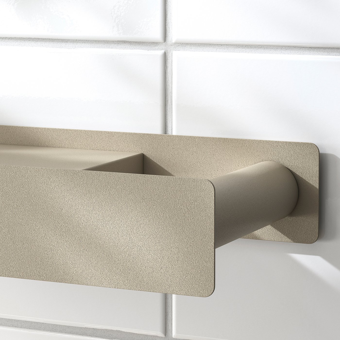 FLORSJÖN Toilet roll holder, beige