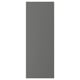 A rectangular, dark gray FÖRBÄTTRA panel. This particleboard panel has plastic edging and a smooth, flat design, ideal for various surfaces.