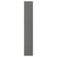 Gray panel, furniture cover, plastic edge.