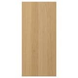 FORSBACKA oak veneer kitchen panel, natural warm wood, rectangular shape, sleek design.