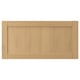 Option: FORSBACKA oak veneer drawer front, classic design with beveled edges.