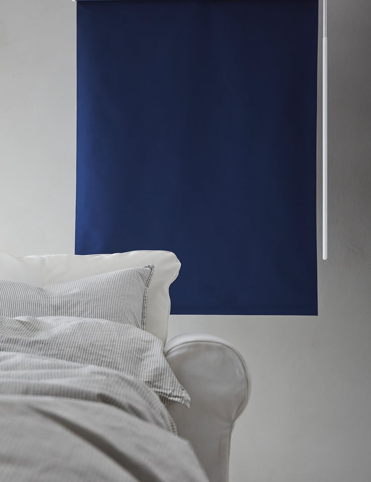 FRIDANS blockout roller blind, blue, 200x195 cm IKEA Belgium