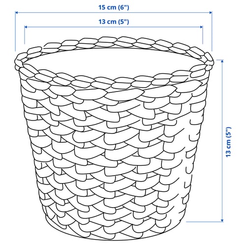 FRIDFULL Plant pot, water hyacinth, 12 cm