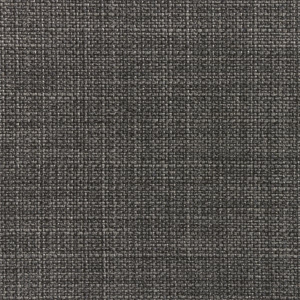 Textured, dark grey fabric with intricate weave pattern; solid, durable construction.
