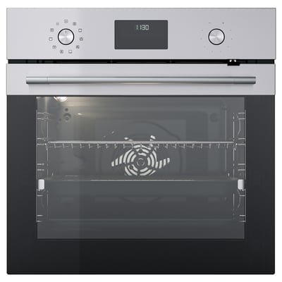 FRILLESBO True fan oven, pyrolytic added steam function/stainless steel colour IKEA 500