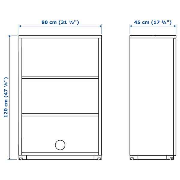 Illustration with measurements for the product: GALANT.